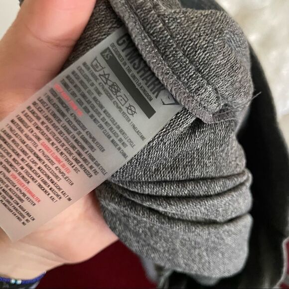 GymShark XS Slounge Cinched Joggers Gray High Waist - Picture 4 of 5